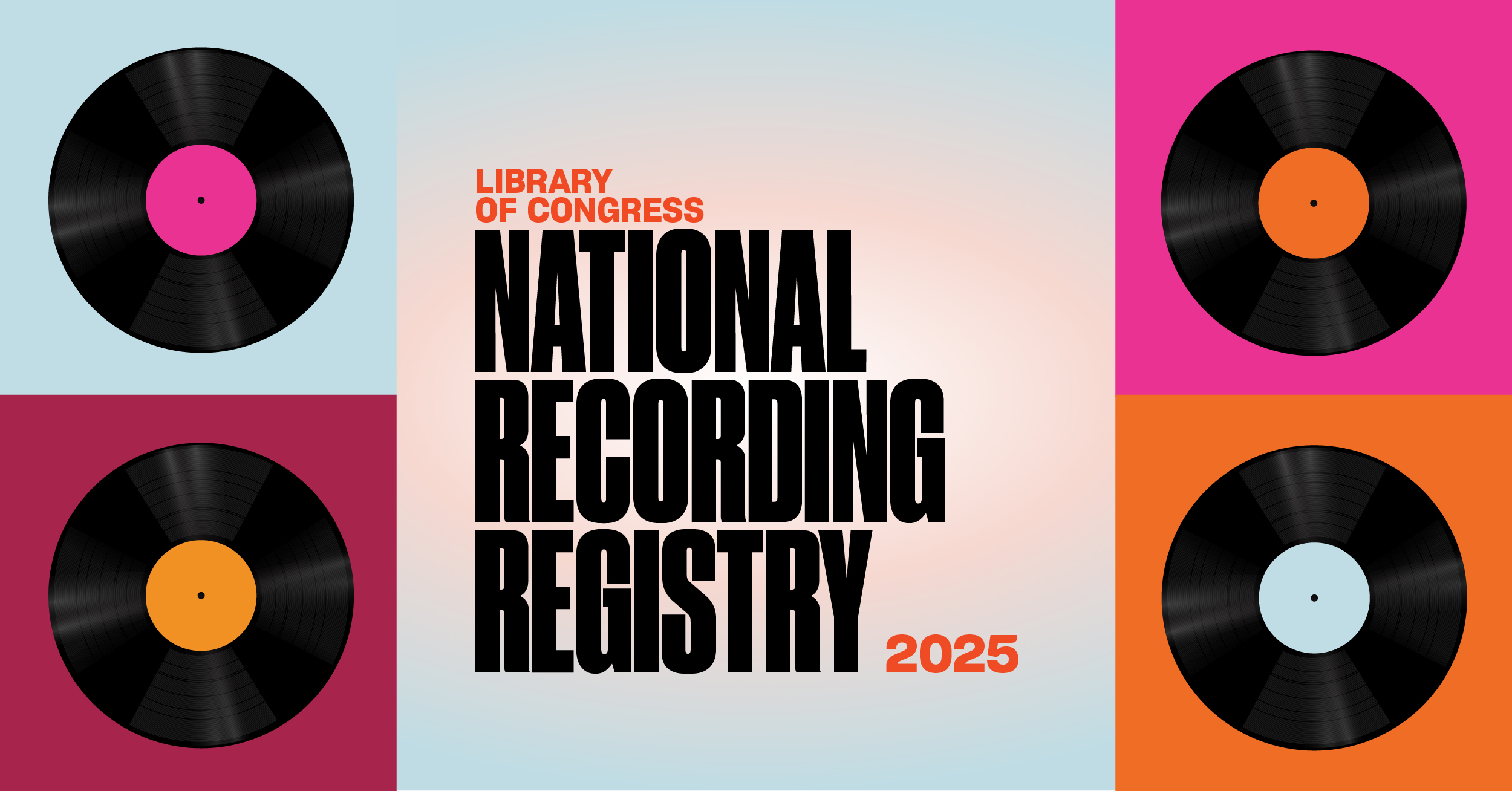 NRPF celebrates the 2025 additions to the National Recording Registry. The Librarian of Congress, Carla Hayden, announced 25 new additions to the registry, chosen for their signifance to the cultural, historical, or aesthetic importance to the nation’s recorded sound heritage.